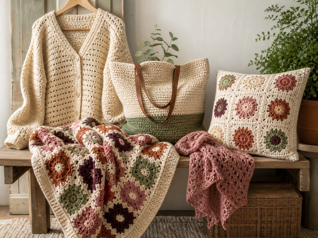 Finished crochet projects