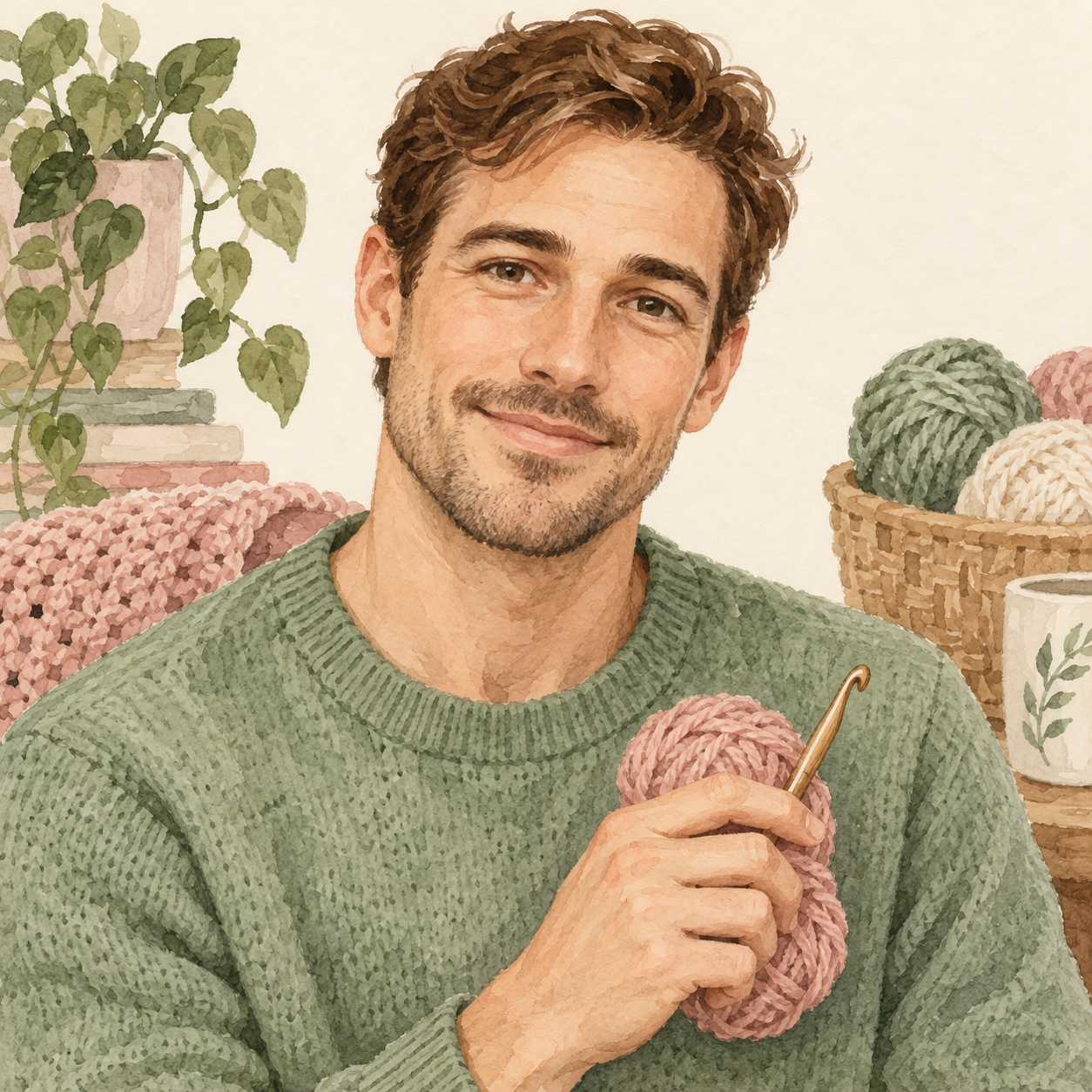 AI-generated portrait of Alex Morgen, a fictional editorial persona